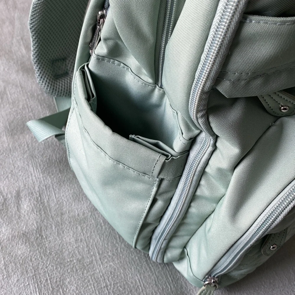 Mint Green Baby Organizer Backpack